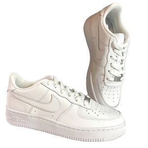 BIG KIDS' NIKE AIR FORCE 1 LOW CASUAL SHOES